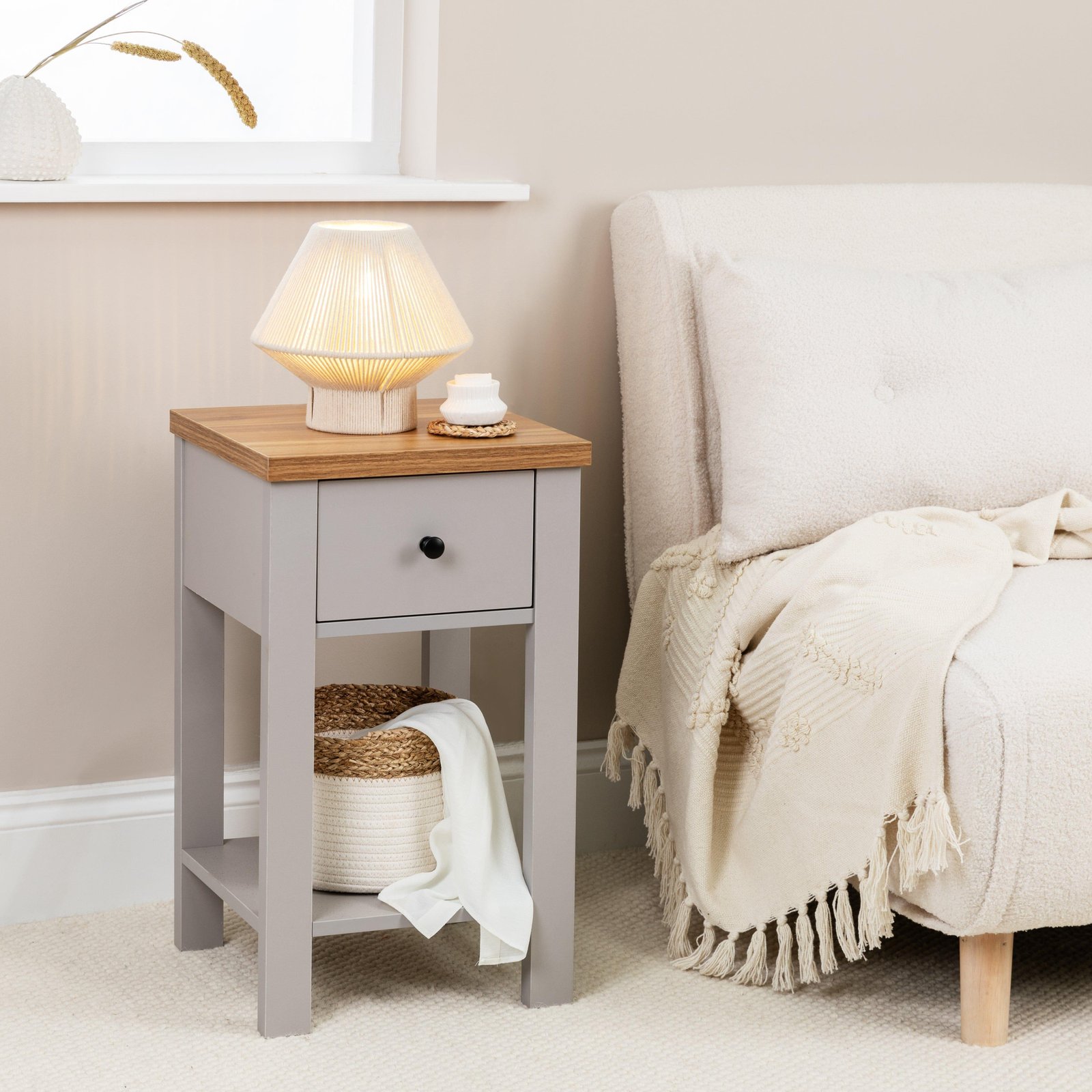 bampton-stone-grey-bedside-table-1-drawer - Image 2