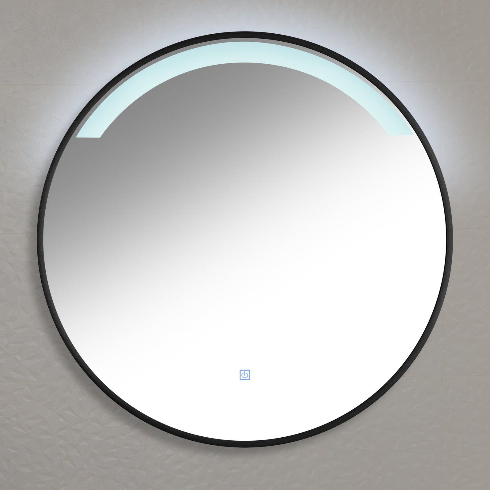 kimbridge-60cm-led-bathroom-mirror-black - Image 2