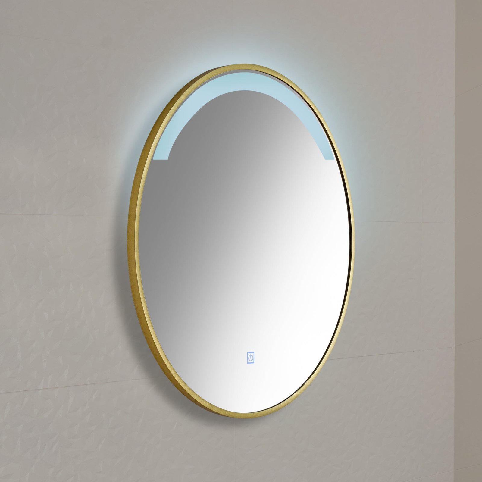 kimbridge-60cm-led-bathroom-mirror-gold - Image 2