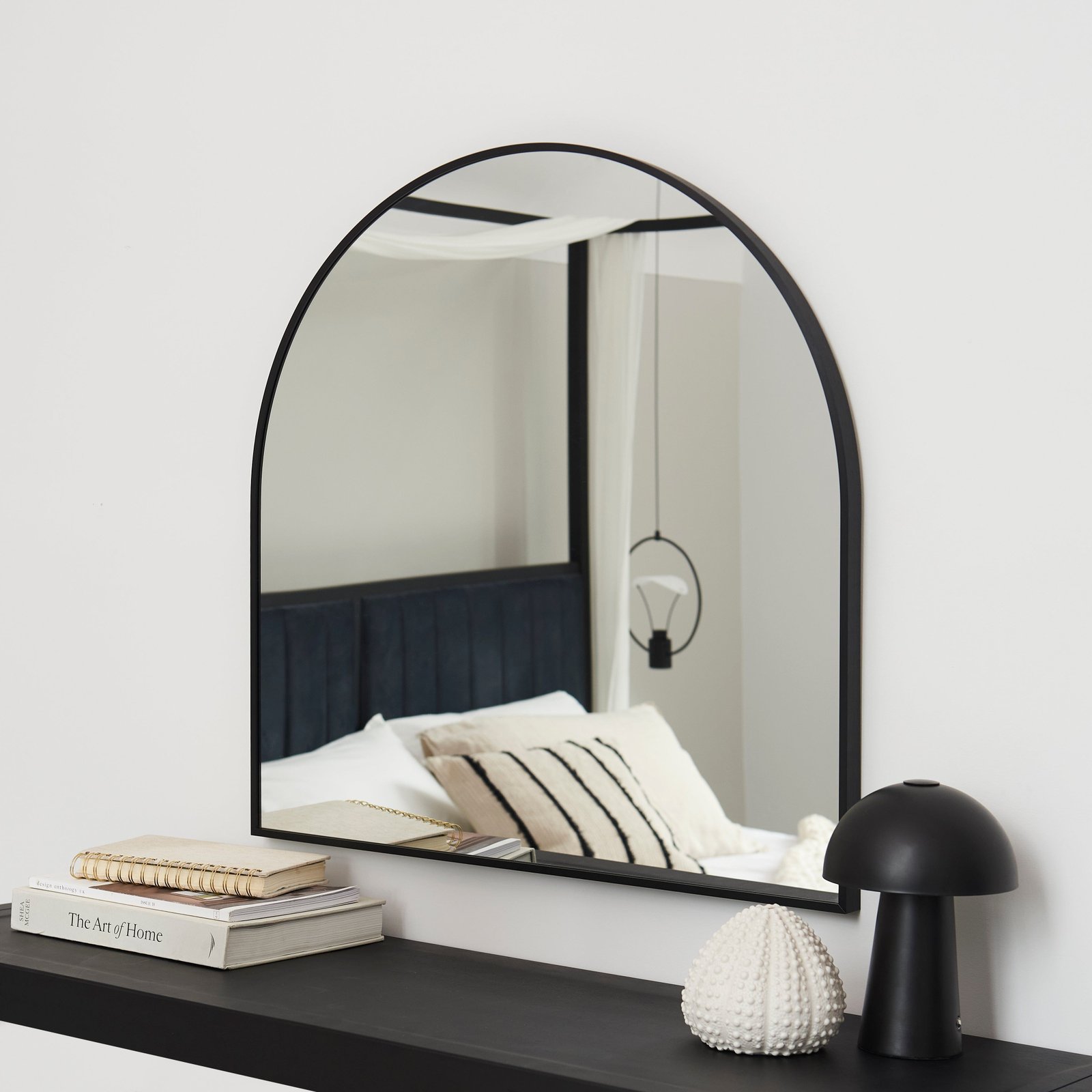 ingham-70x70cm-metal-arch-mirror-black