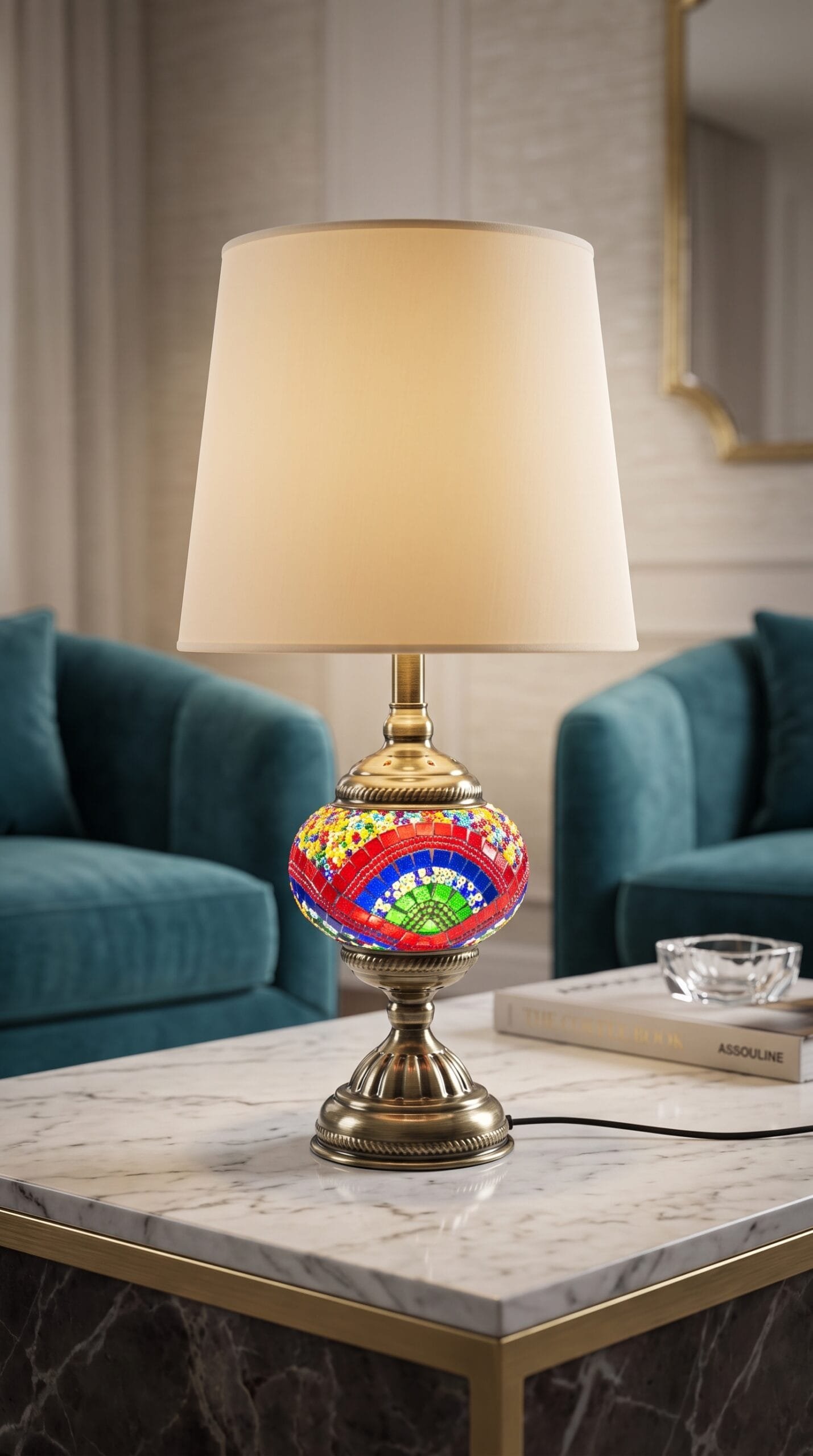 Ottoman Mosaic Lamp (Pair)