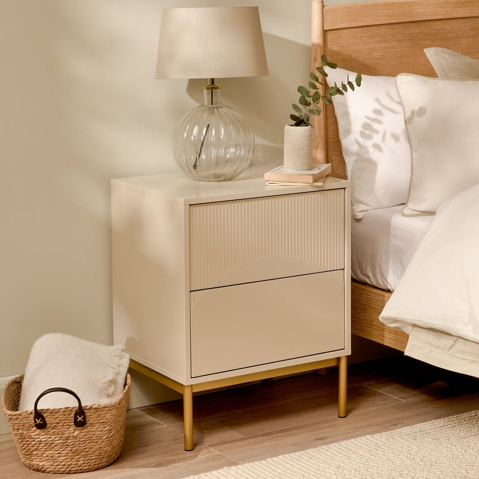 luella-50cm-2-drawer-bedside-table-taupe - Image 2