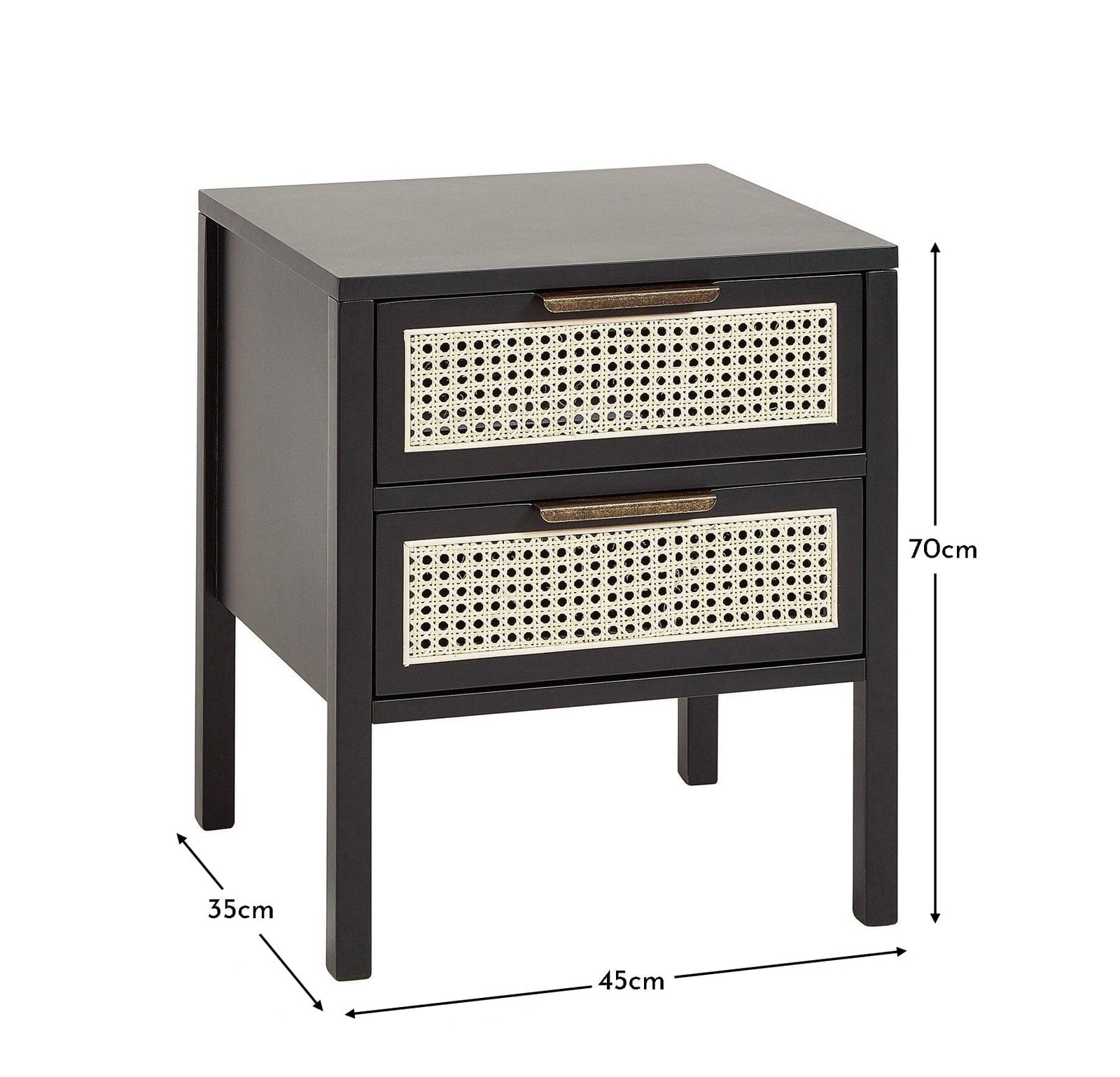 charlie-bedside-table-2-drawer-black-new - Image 5
