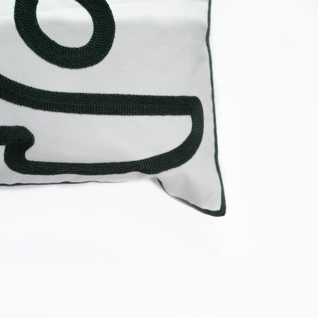 green-line-embroidered-cushion-cover - Image 3