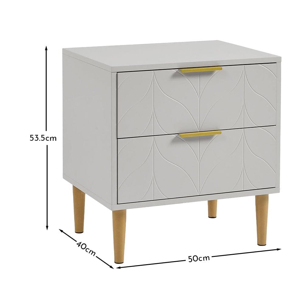 gloria-bedside-table-grey-and-brass-effect - Image 5