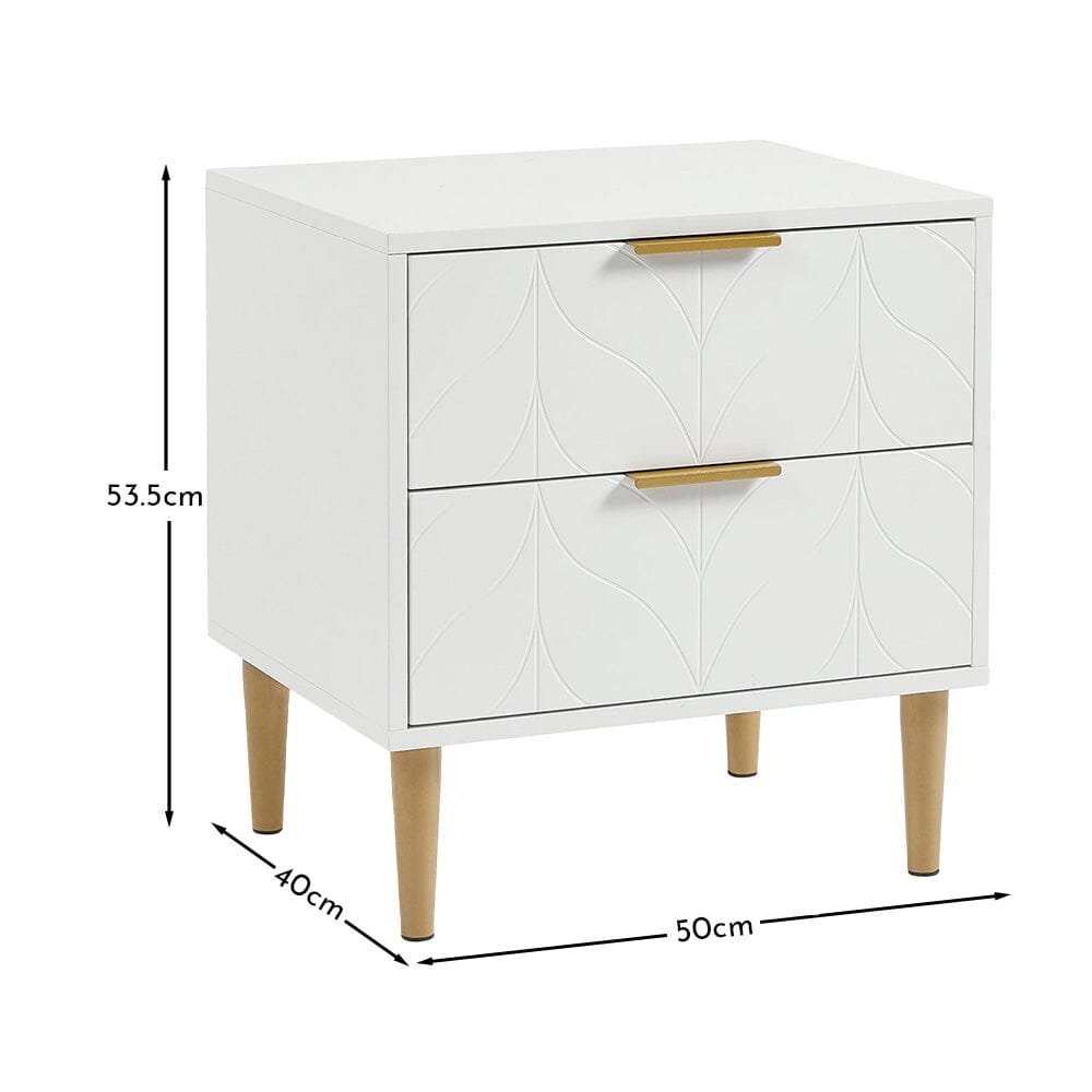 gloria-bedside-table-white-and-brass-effect - Image 7
