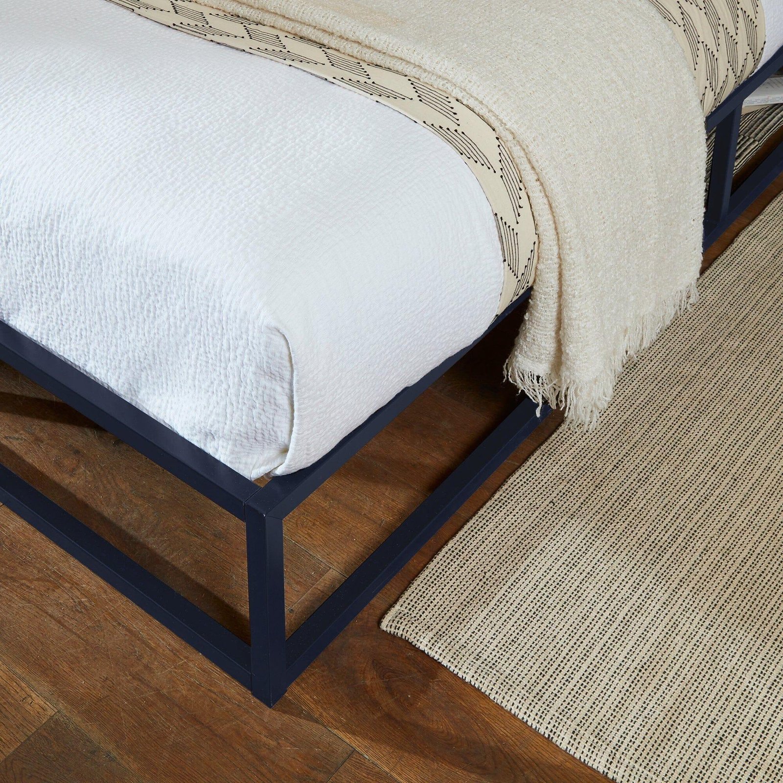 indy-double-platform-bed-blue-metal - Image 2