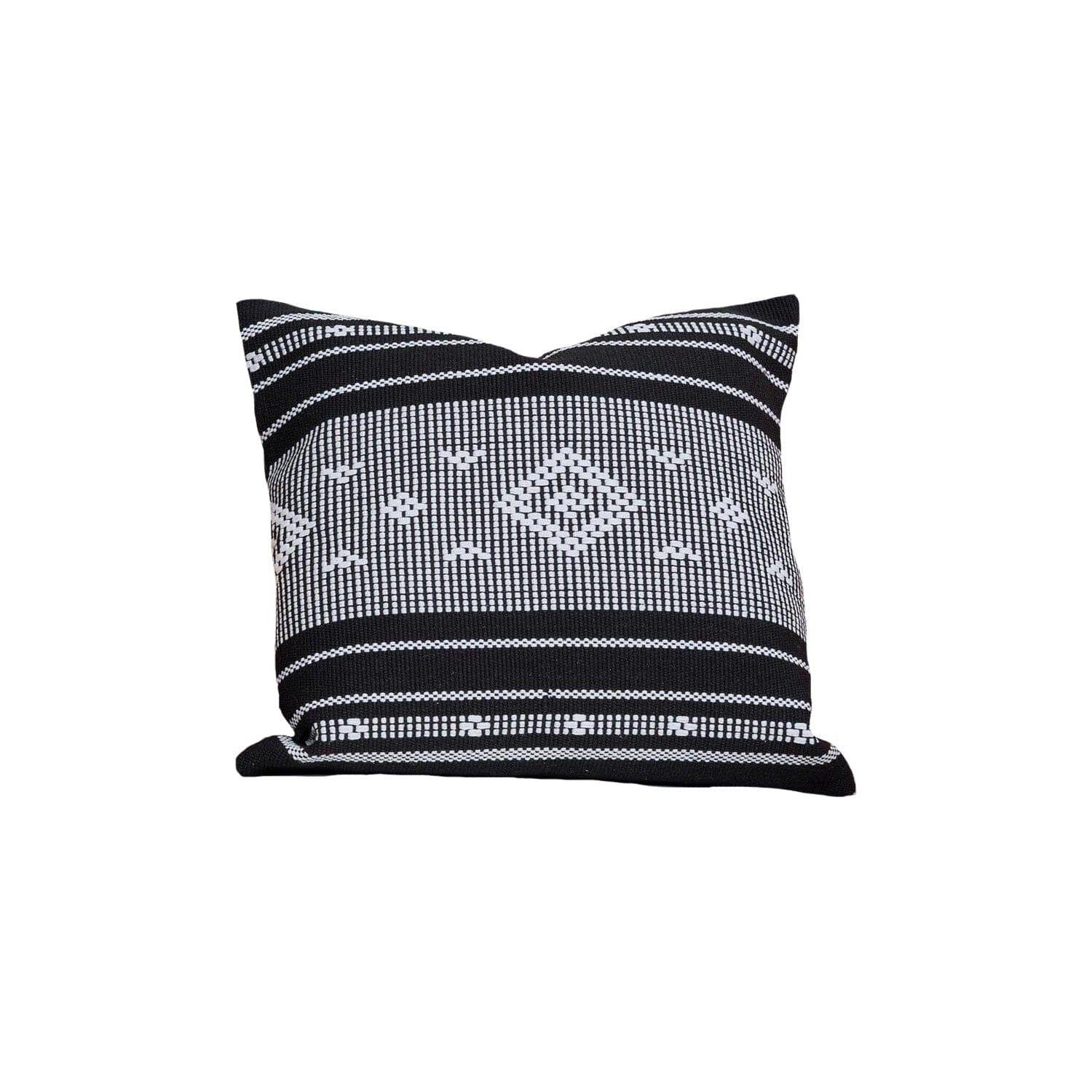 black-aztec-embroidered-cushion-cover - Image 4