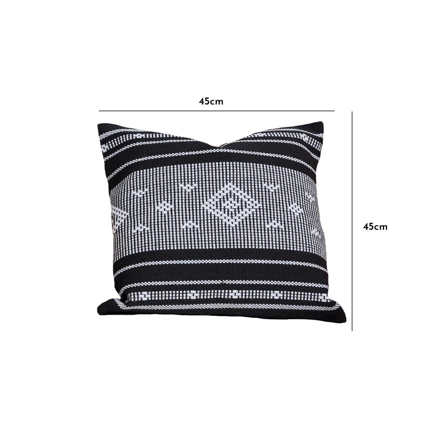 black-aztec-embroidered-cushion-cover - Image 5