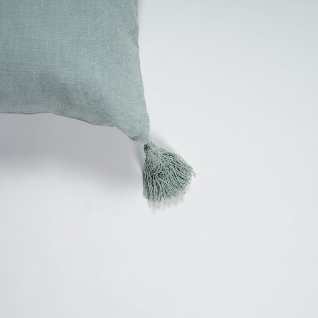 blue-tassel-cushion-cover - Image 2
