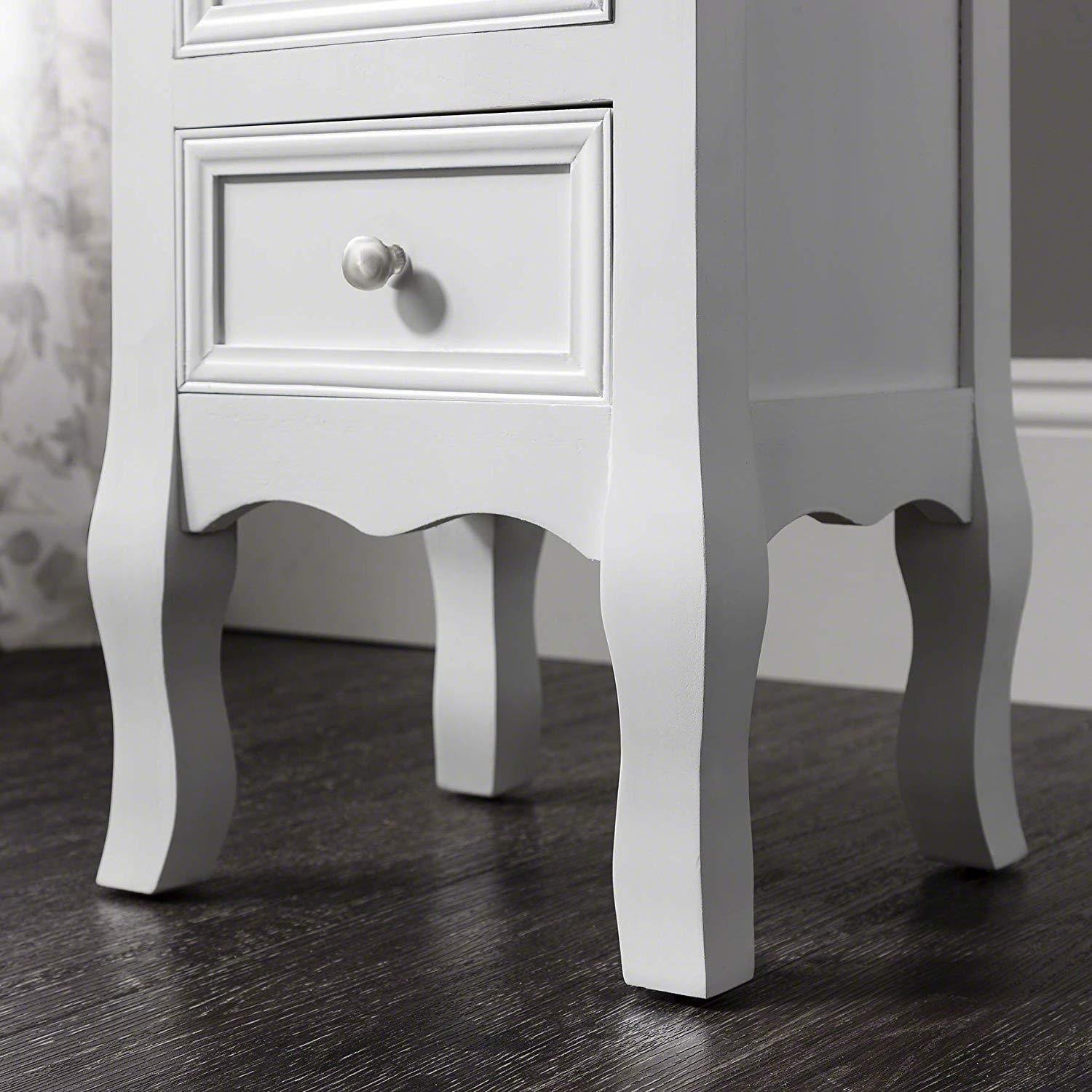 outlet-white-bedside-tables-2-units-fully-assembled - Image 3