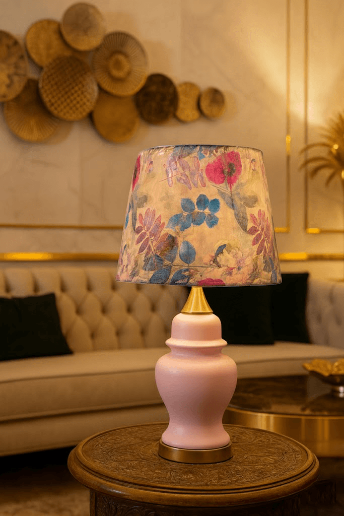 Royal Pink Table Lamp (Pair)
